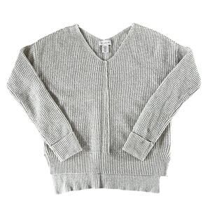 If It Were Me High-Low Knit Textured Sweater in Cream | XS